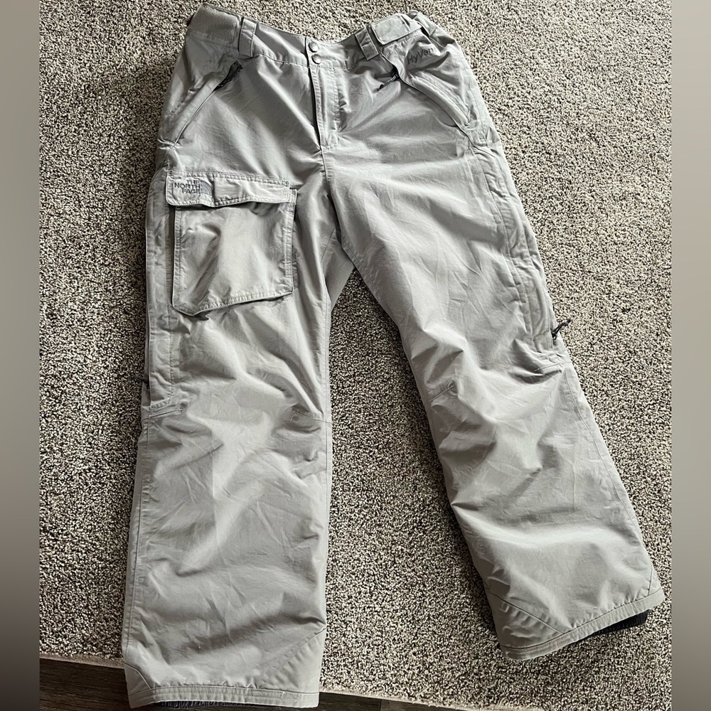 Gray North Face ski / snowboard pants